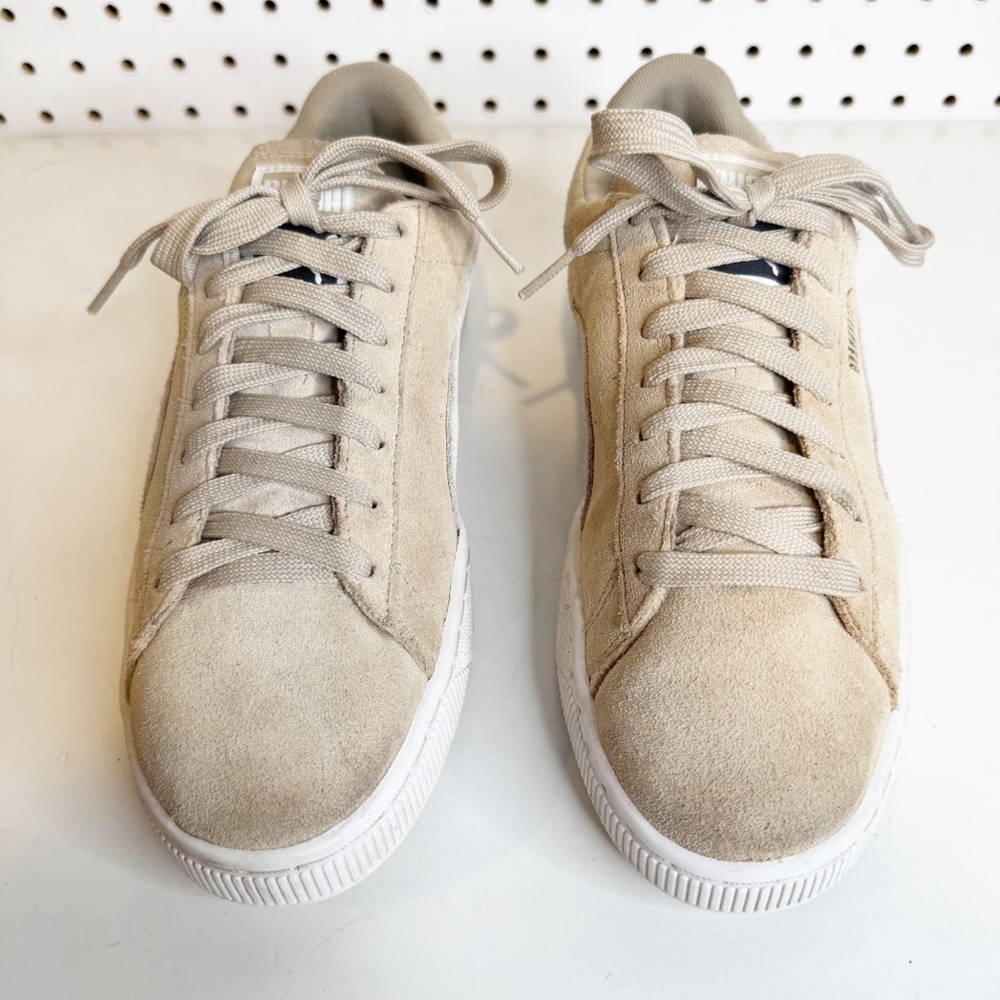 Puma | Suede Classic XXI Womens Shoes in Granola/Warm White Sz. 9 - Picture 2 of 11